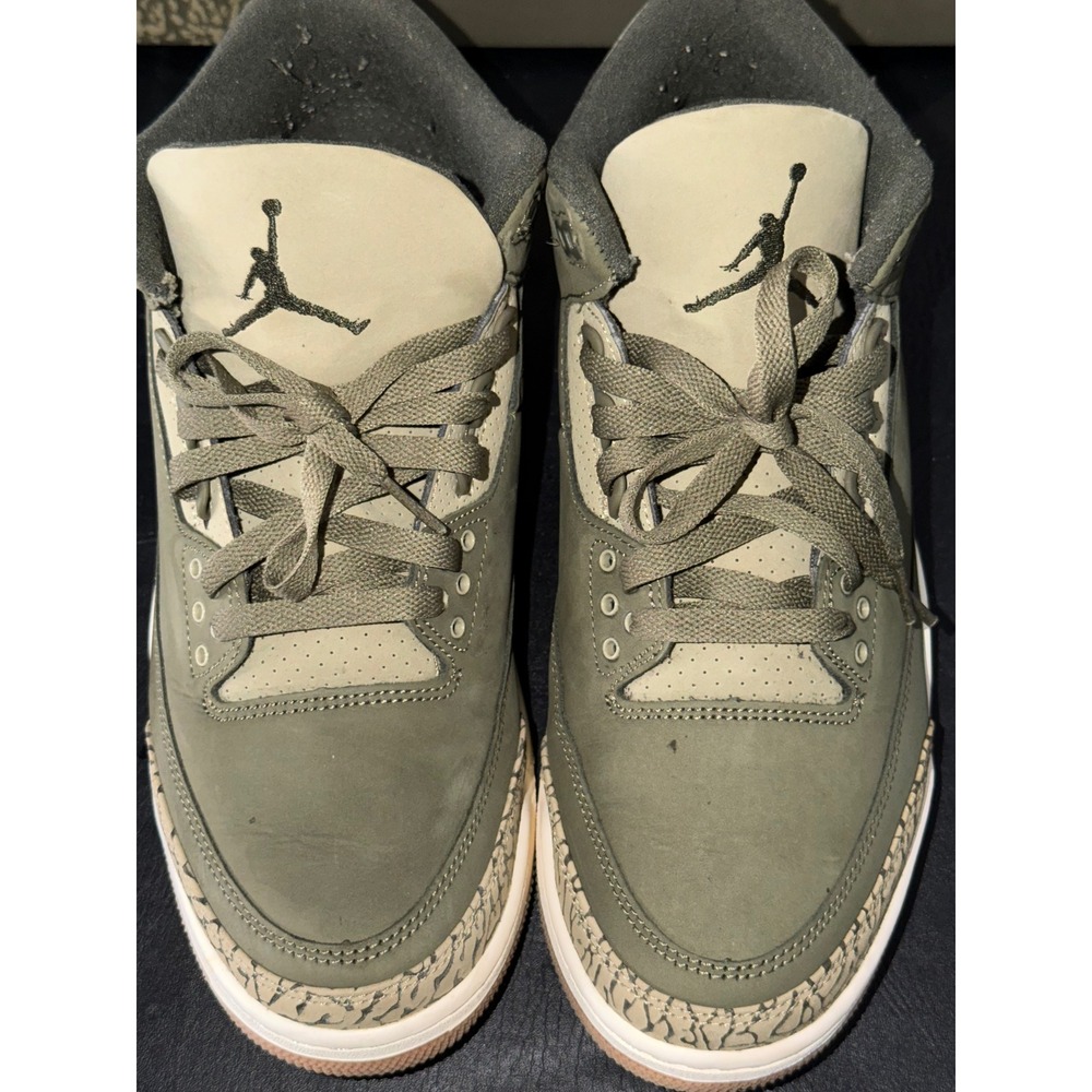 Air Jordan 3 Retro Olive Sequoia DN3707-202 Mens Size 10 OG Box - Picture 6 of 13